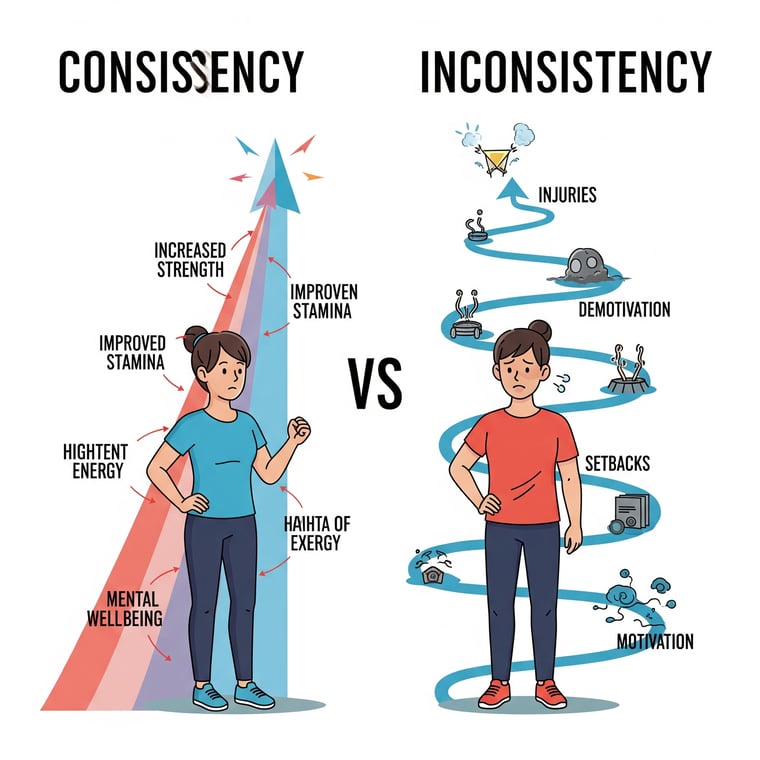 --- ## Meta Description  Unlock the power of **consistent exercise**! Discover why steady effort builds lasting health, boosts energy & mood, and prevents chronic disease. Learn the hidden costs of stopping & starting and how to stay on track for real results.